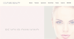 Desktop Screenshot of couturebeauty.ie